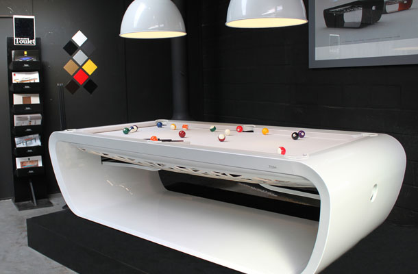 Blacklight Pool Table by Toulet